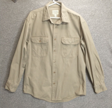 Cabelas Outdoors Shirt Mens Medium long sleeve button up Camping Fishing - £11.36 GBP