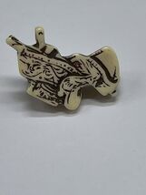 Vintage Plastic Pin Ship Dog Souvenir 1/2&quot; In - $7.00