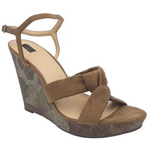 GILI Women Ankle Strap Wedge Heel Sandals Kahlie US 11M Willow Brown Camo - £19.57 GBP