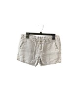 Eddie Bauer womens Size 6 Linen Shorts Pull On Waist Tie WPL6647 3.5 in ... - $14.84