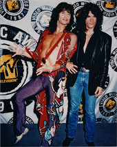 Aerosmith Steve Tyler Joe Perry pose for press at MTV Awards 8x10 press photo - £7.59 GBP