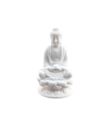 ADHIYANA Mini Natural White Buddha Of Serenity Statue Figurine Home Cure... - $612.61 MXN
