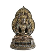 CELESTIAL BUDDHA of LONGEVITY STATUE 11&quot; Amitayus HIGH QUALITY Bronze Re... - €83,96 EUR