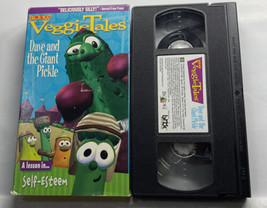 VeggieTales VHS Dave and the Giant Pickle A Lesson on Self Esteem Tested... - £2.75 GBP
