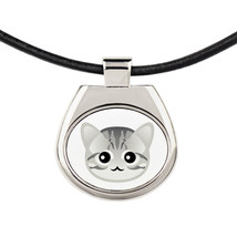 A necklace with a American shorthair. A new collection with the cute Art-Dog cat - £11.52 GBP