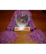 Pet Costume &quot;Cat Hat&quot;  Purple Braids with bangs dress up dog animal fake... - £2.56 GBP