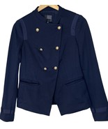 The Limited Blazer Womens Size Small Navy Military Band Jacket Double Br... - $486.03 MXN