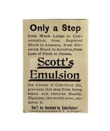 Scott&#39;s Emulsion Cod Liver Medicine 1894 Advertisement Victorian Medical... - $378.90 MXN