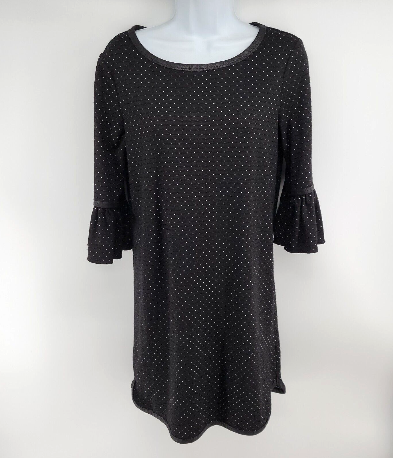 Primary image for Max Studio Black and White Polka Dot Dress Size S