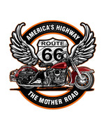 4ps. Easy DIY Route 66 Iron-On  Patches  Stickers: Labels Travelers &amp; Bi... - $33.72 CAD
