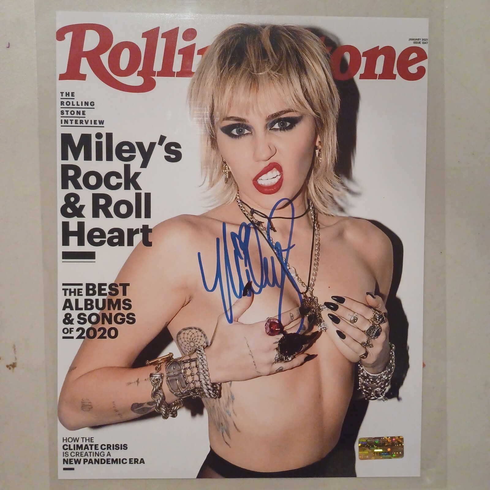 Miley Rae Cyrus Signed Autographed Auto Singer Musician 8x10 Photo COA - $92.33
