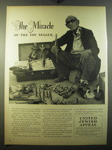 1950 United Jewish Appeal Ad - The miracle of the toy seller - £14.53 GBP