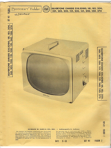 1958 SILVERTONE 8100BE Tv TELEVISION SERVICE MANUAL Photofact 8100GR 528... - $12.86