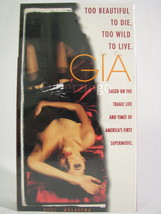 GIA Angelina Jolie HBO Home Video Brand New Factory Sealed VHS Tape - £16.86 GBP