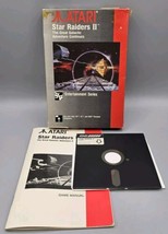 Star Raiders II w/Box &amp; Manual - Atari XE, XL &amp; 800 Floppy Disk - TESTED - £29.37 GBP