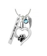 Paw Heart Jewelry Urn - Love Charms™ Option - $29.95