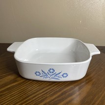 Vintage Corning Ware Blue Cornflower P-1-B  1 QT No Lid - $160.12 MXN