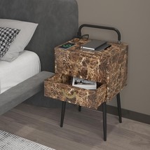 Bukfen Smart Nightstand, Bedside Table for Bedroom Living Room Right Sid... - $57.00