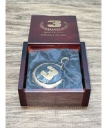 Vintage NASCAR Dale Earnhardt #3  Gold Tone Pocket Watch &amp; Box KG JD - $54.05 CAD