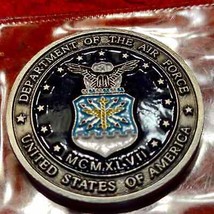 Vtg. Department of the Air Force coin~Command Chief Master Sergeant~engr... - $28.71