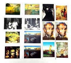 (Lot of 14) Vintage Postcard Salvador Dali Museum Andy Warhol Tushita Fine Arts  - £20.07 GBP