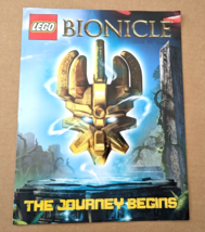 LEGO BIONICLE &quot;The Journey Begins&quot; Promotional Brand Launch Booklet and Poster - £5.88 GBP