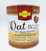 Biogrow Bg22 Oat Beta Glucan Powder 480G Lowers Cholesterol Naturally DHL  - £54.52 GBP
