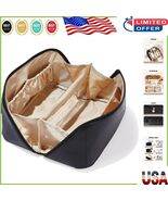 Durable PU Large Cosmetic Storage Bag with Custom Zipper – Travel Essential - $886.04 MXN