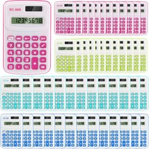 48 Pcs Pocket Calculator Handheld Calculator Standard Function, Fresh Color - £40.75 GBP