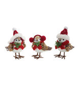 Winter Bird Shelf Sitter with Natural Accents (Set of 12) - 339302 - $2,963.56 MXN