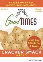 Good Times Cracker Smack Spice Mix Nacho (Add Oil and Toss) USA - £10.38 GBP
