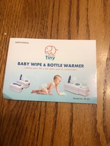 TEENY TINY baby Wipe &amp; Bottle Warmer User’s Manual Only Ships N 24h - $7.90