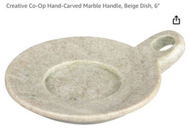 Creative Marble Dish w/ Handle 7 1/2x6” - £59.07 GBP