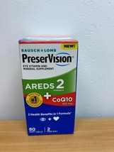 Bausch+Lomb PreserVision 2-In-1 AREDS 2+ CoQ10 - 80 Softgel 3/25 - $14.46