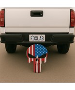 Punisher Trailer Hitch Cover Cap Plug Durable Plastic Fits 2&quot; Receivers ... - $26.00