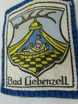Vintage Bad Liebenzell Crest Flag Patch 47256 Souvenir Germany - £9.33 GBP