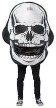 Skull Mouth Head Costume Adult Men Women Halloween Party Unique One Size GC7296 - £48.10 GBP