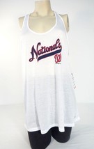 Under Armour MLB Washington Nationals White Racer Back Tank Women&#39;s NWT - £35.43 GBP