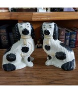 Rare Vintage Antique King Charles Spaniel Staffordshire Dogs 7&quot;x5&quot;  - £196.58 GBP