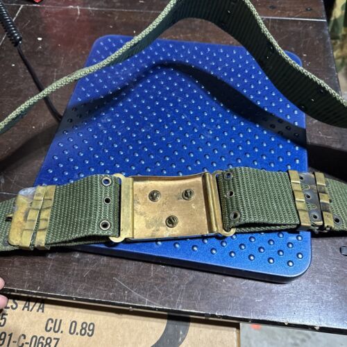 Vintage U.S. Army Drill Sergeant Pistol Belt and 50 similar