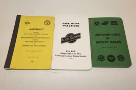 Vintage Lot of 3 Alton &amp; Southern Railroad Policy Safety Manuals - £11.89 GBP