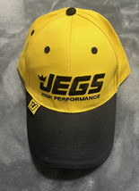 JEGS Hat High Performance Cap Yellow and Black Adjustable Strapback - £7.08 GBP