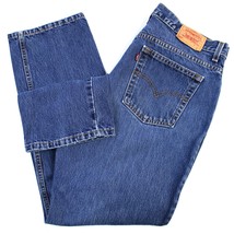 Levis 505 Womens 16 Waist 34 Lower Rise Straight Leg Jeans Vtg 2001 Y2K USA Made - £38.67 GBP