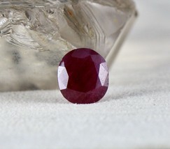 Finest Red Natural Untreated Ruby Oval Cut 6.50 Cts Gemstone For Ring Pendant - £337.86 GBP