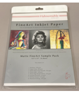 Hahnemuhle Matte FineArt Sample Pack Photo Paper 16 Sheets Rag Bamboo Et... - $42.01 CAD