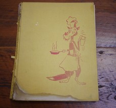 Vtg 1950 Wolf In Chefs Clothing Illustrated DAMAGED COVER Cookbook Robert Loeb - £39.90 GBP