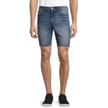 No Boundaries Men&#39;s 9&quot; Denim Shorts Size 34 Color Dark Wash Denim - $17.81