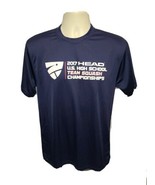 2017 Head US High School Team Squash Champions Adult Medium Blue Jersey - $19.80