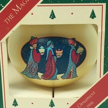 Glass Christmas Tree Ornament “The Magi” 1986 Vintage Hallmark Keepsake QX272-6 - £11.01 GBP