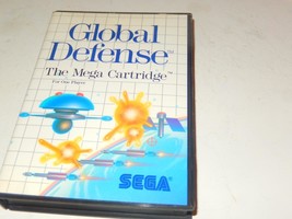 Sega Game - Global Defense - Mega Cartridge - Boxed - Tested Ok -- - £10.95 GBP